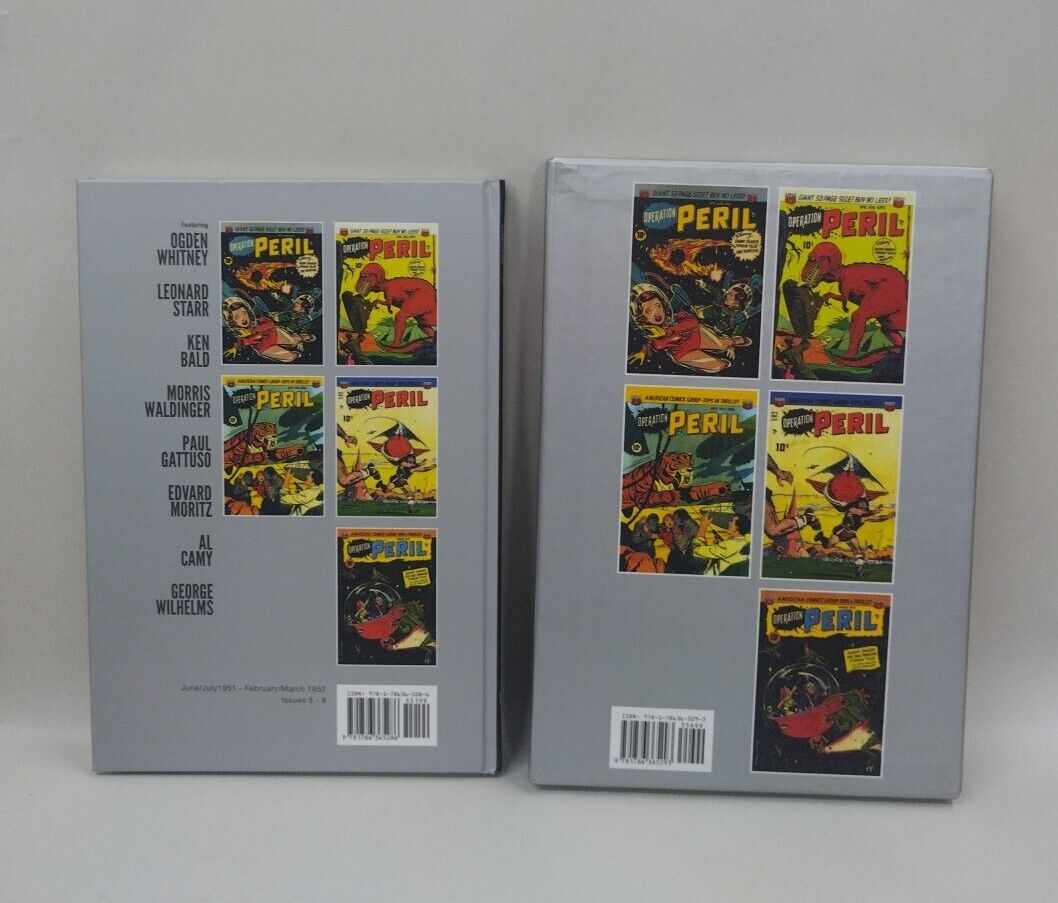 OPERATION PERIL Vol 2 HARDCOVER Sci Fi Comic SLIPCASE ED Pre Code Classics( NEW)