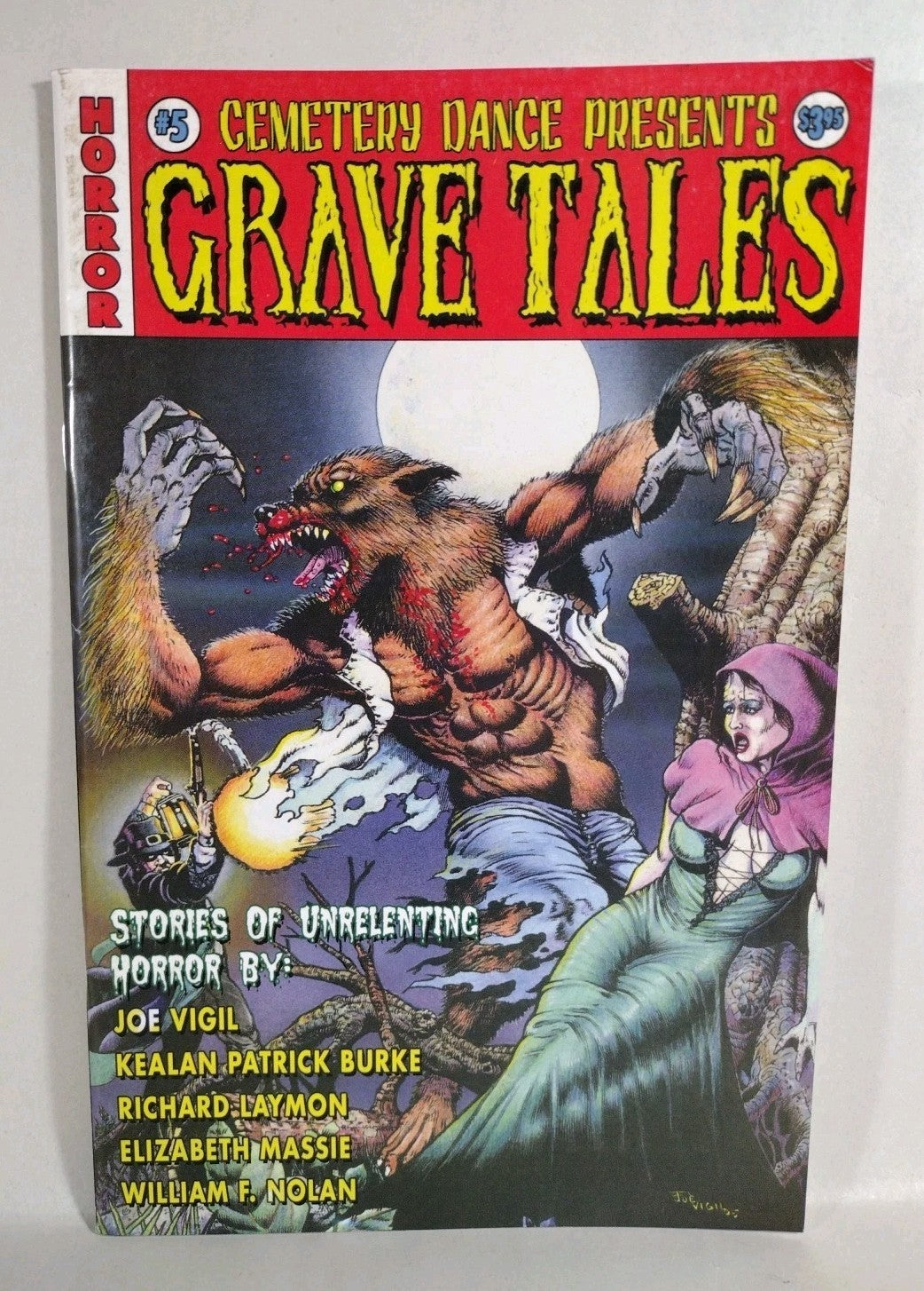 Cemetery Dance Presents Grave Tales #5 (2008) SD Horror Comic Joe Vigil Cover 
