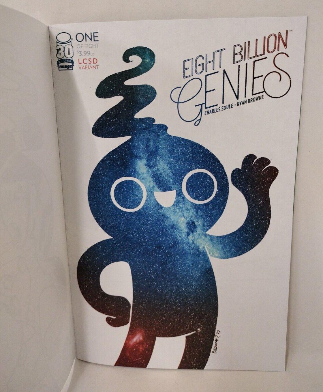 Eight Billion Genies #1 LCSD Image Comic Blank Cover w Original DCastr Art COA