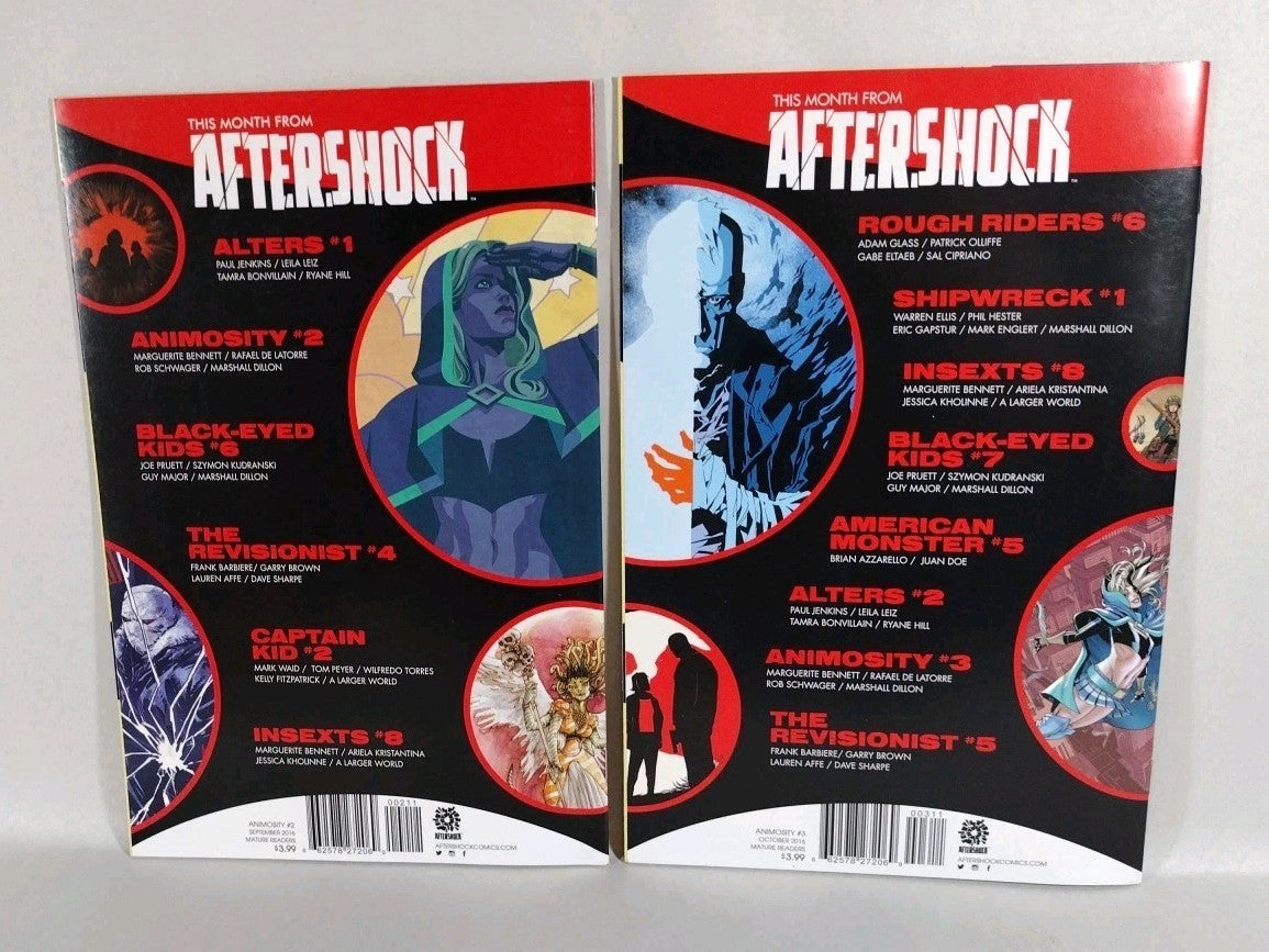 Animosity (2016) Aftershock Comic Lot #2-10 Rise #1-3 Evolution