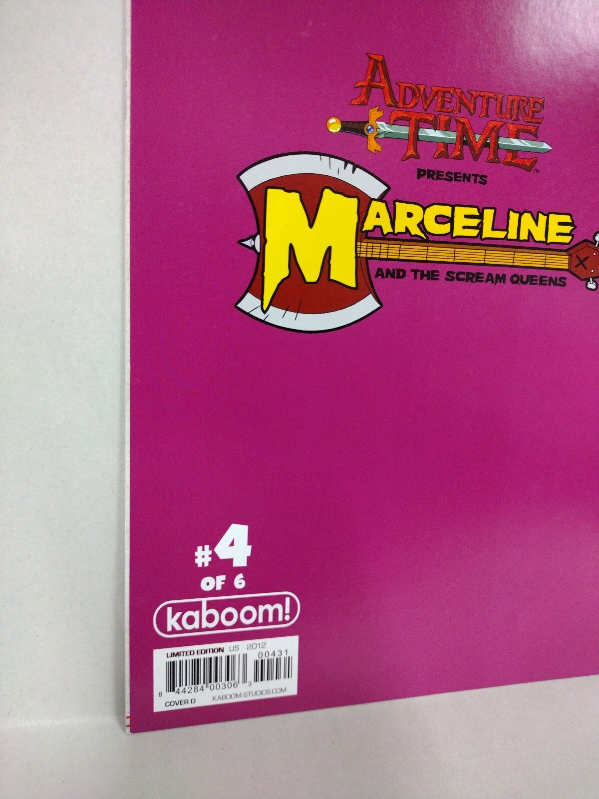 Adventure Time Marceline & The Scream Queens #4 (2012) Boom Studios Cover D
