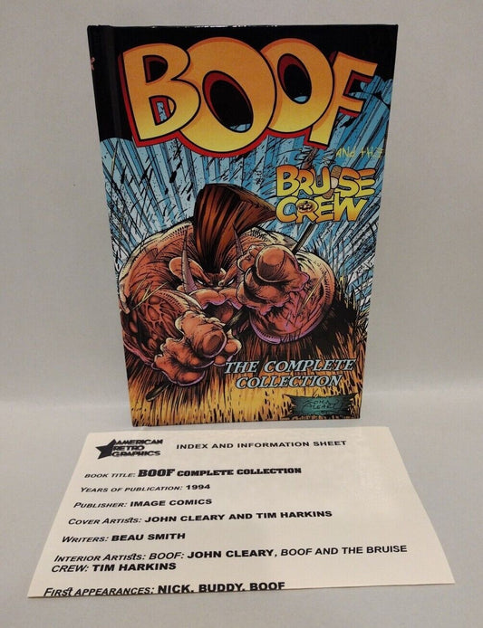 Boof & The Bruise Crew 1994 Complete Collection Custom Bound Image Comic HC ARG