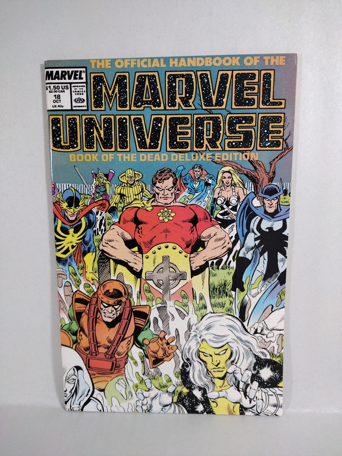 Official Handbook Of Marvel Universe Deluxe Comic Lot #11 14 16 18 Update '89 #6