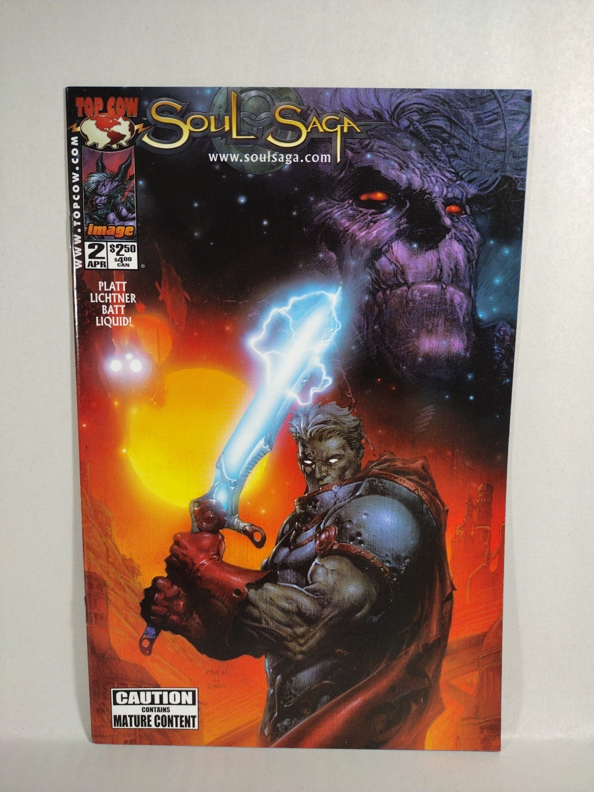 Soul Saga (2000) Image/Top Cow Complete Stephen Platt Comic Series 1 2 3 4 5 