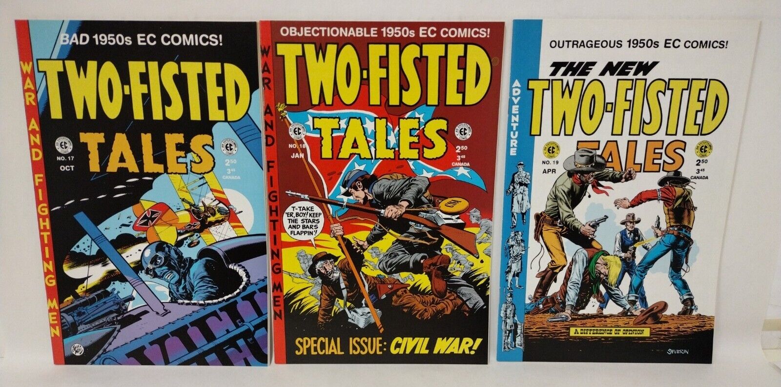 Two-Fisted Tales (1995) Gemstone EC Comic Reprint Set 11-24 Last Issue + The New