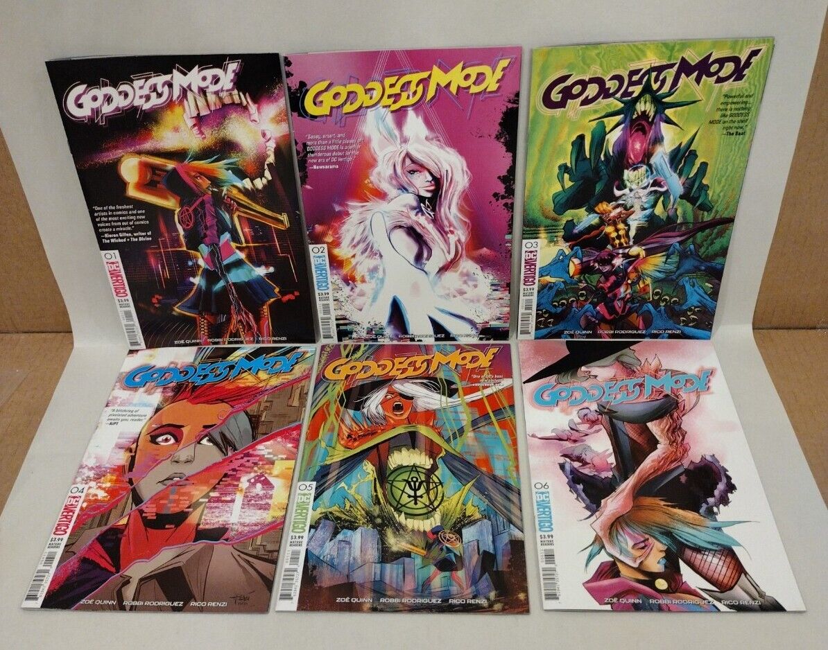 Goddess Mode (2019) Complete Vertigo Comic Lot Set 1 2 3 4 5 6 Quinn Rodriguez