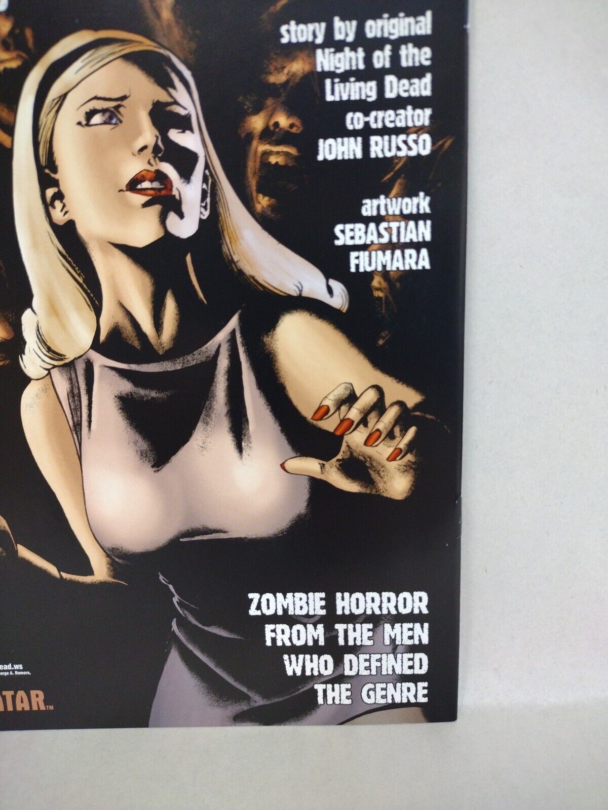 Night O/T Living Dead Back From The Grave 1 Variant W Original Jacen Burrows Art