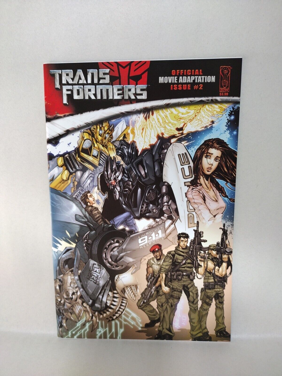 TRANSFORMERS Official Movie Adaptation (2007) Complete IDW Comic Lot Set #1-4+