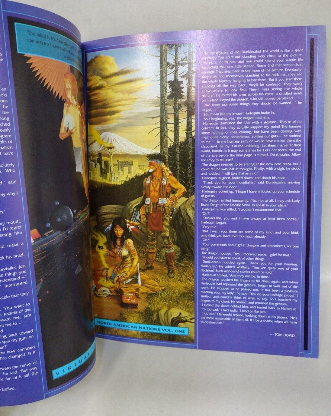 World Of Shadowrun (1991) FASA RPG Promo Intro Magazine Booklet Zeleznik Elmore