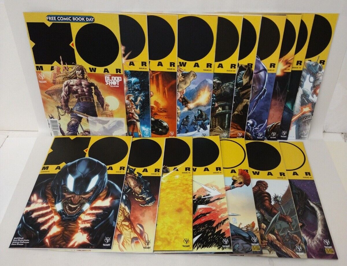 X-O MANOWAR (2017) Vol 4 Valiant Comic lot Set #1-8 10-18 +FCBD Matt Kindt