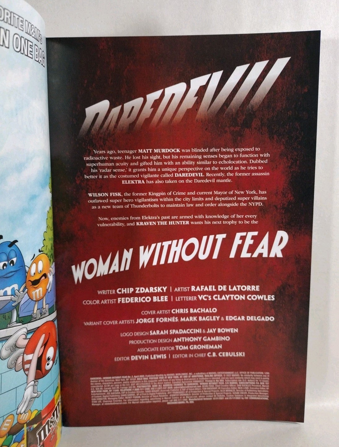 Daredevil Woman Without Fear #2 (2022) Marvel Comic 1:25 Variant Jorge Fornes NM