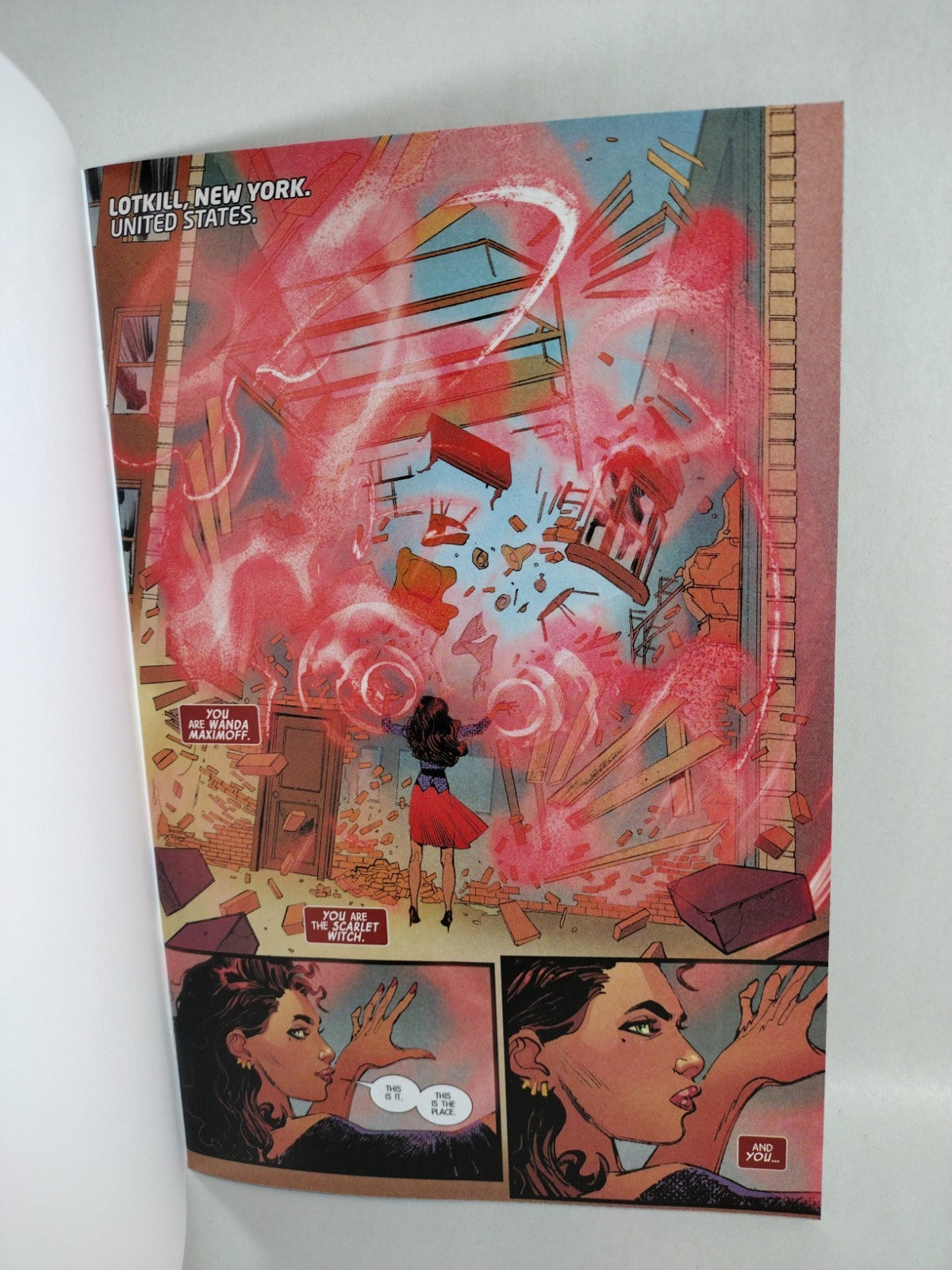 Scarlet Witch #1 (2023) Marvel Comic Red Blank Sketch Cover New NM