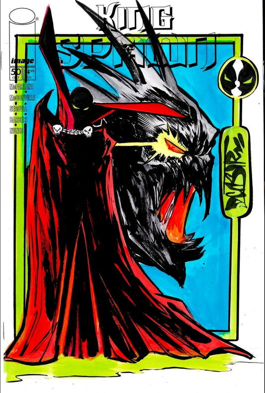King Spawn #50 (2025) Image Comic Sketch Cover Variant W Original Art Dave Castr