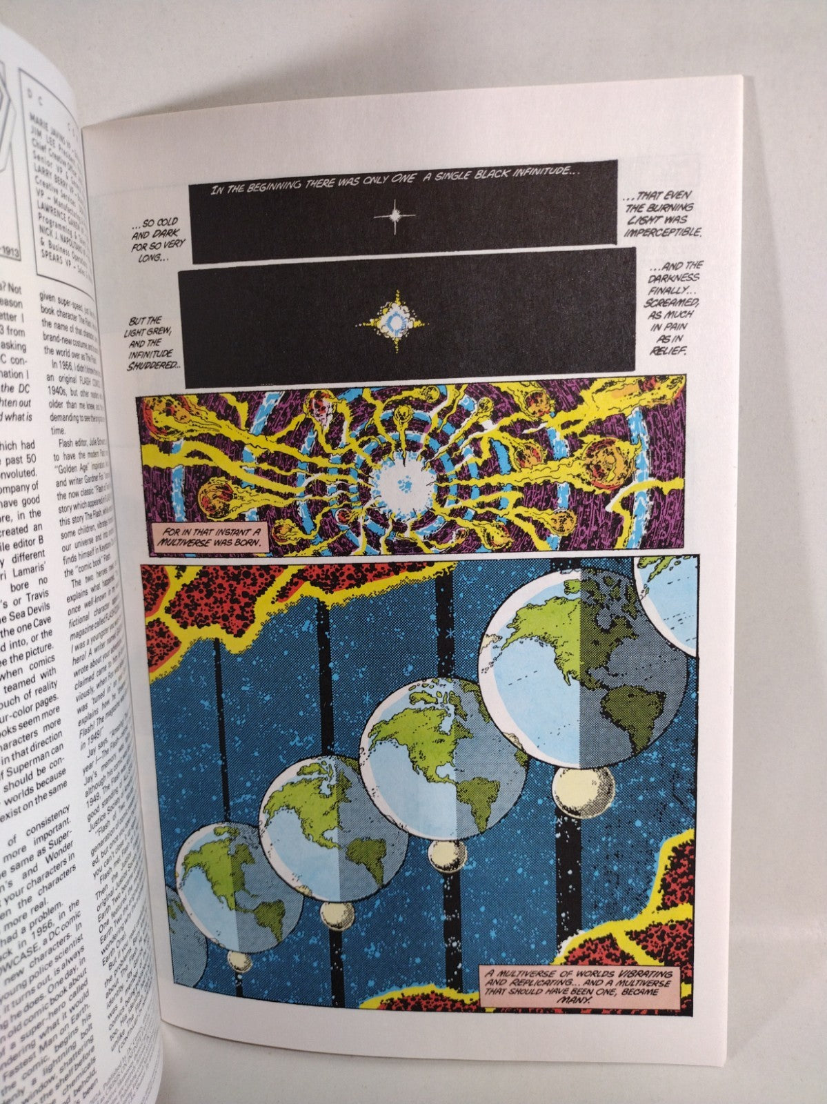 Crisis On Infinite Earths 1 (2024) DC Comic Facsimile Edition Blank Sketch Cover