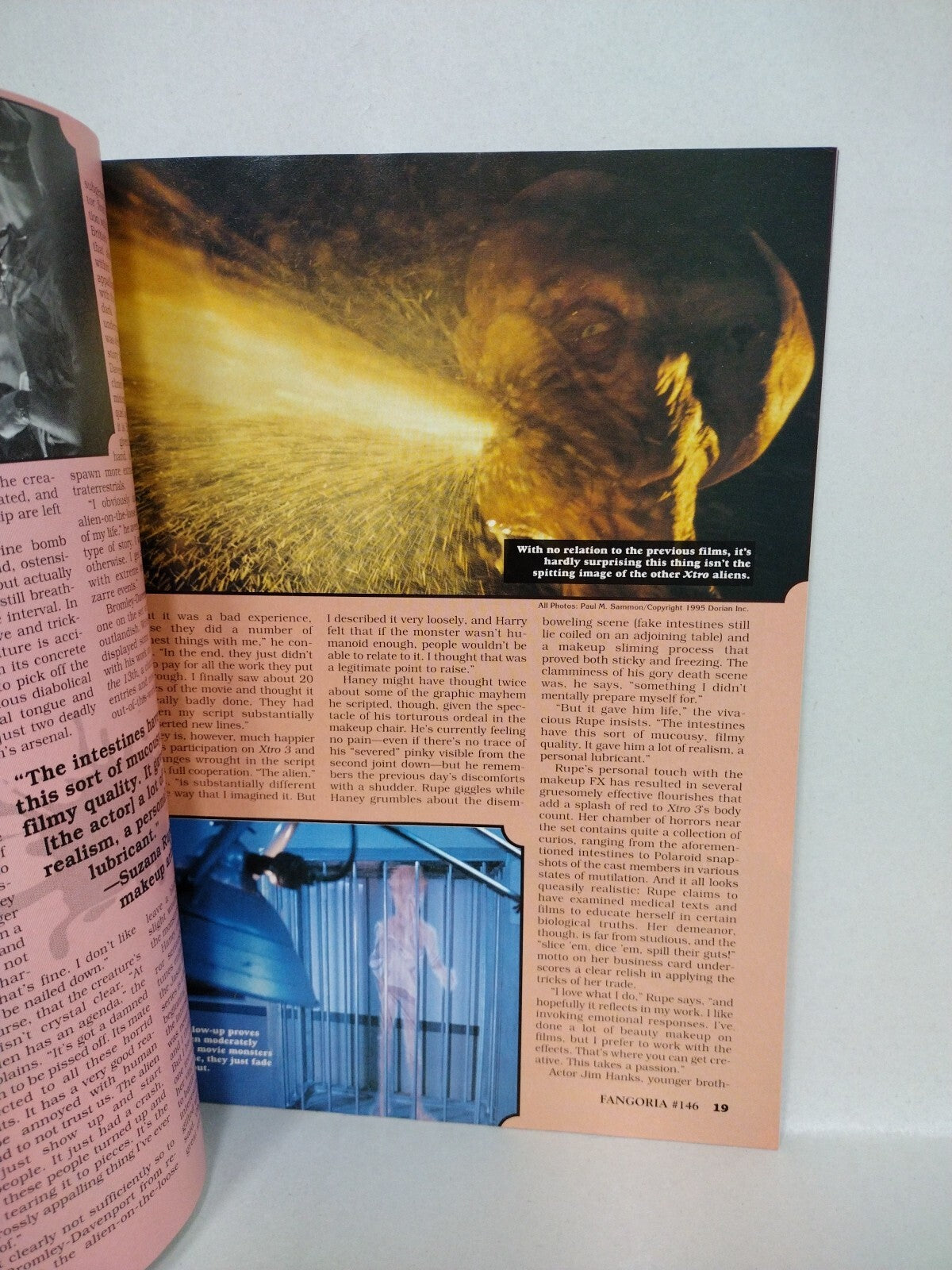 FANGORIA Magazine 146 (1996) Screamers Virtuosity Clive Barker Nadja Xtro 3 VF
