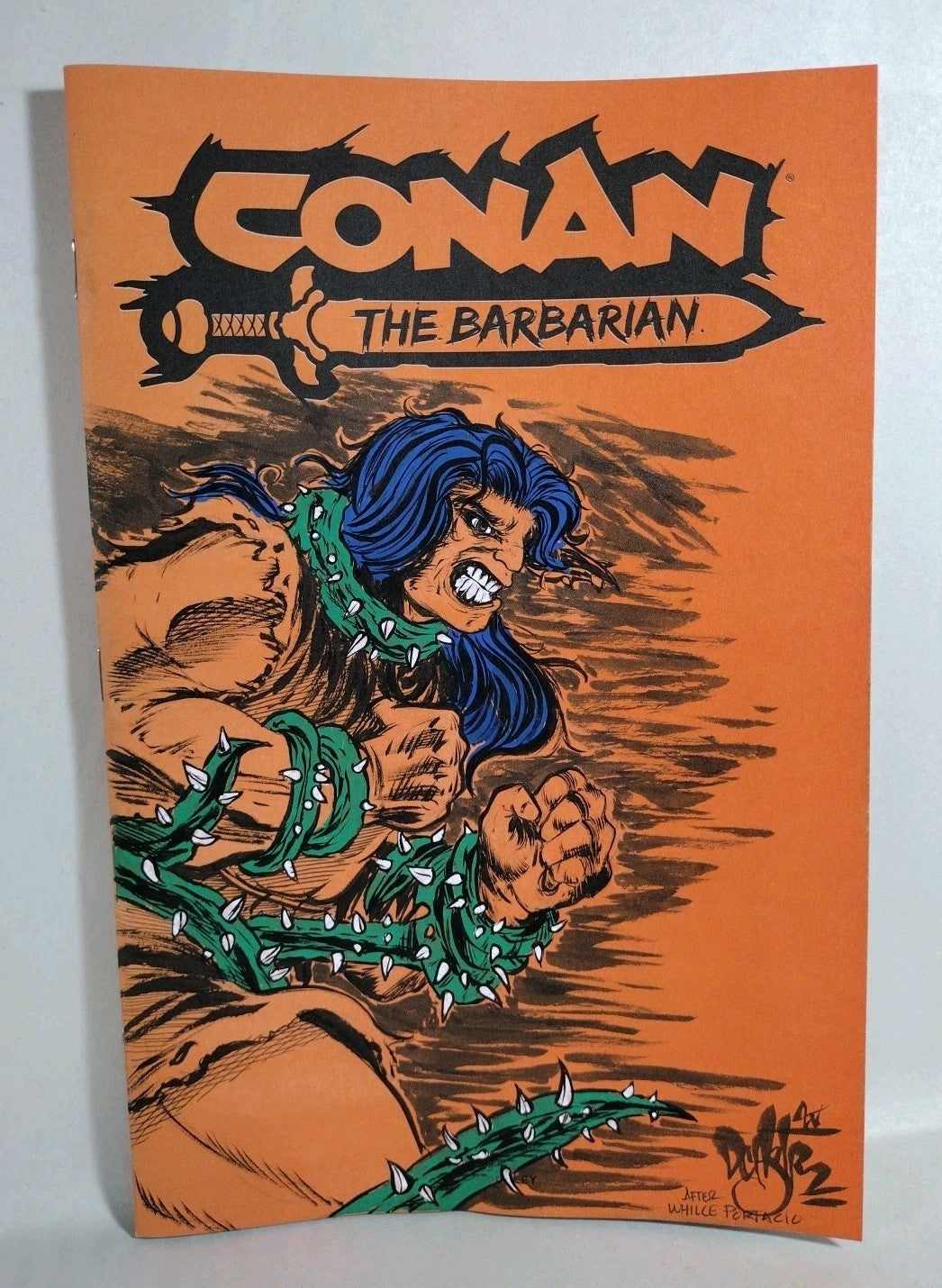 Conan #25 (2025) Titan Comic Sketch Cover Variant W Original Dave Castr Art