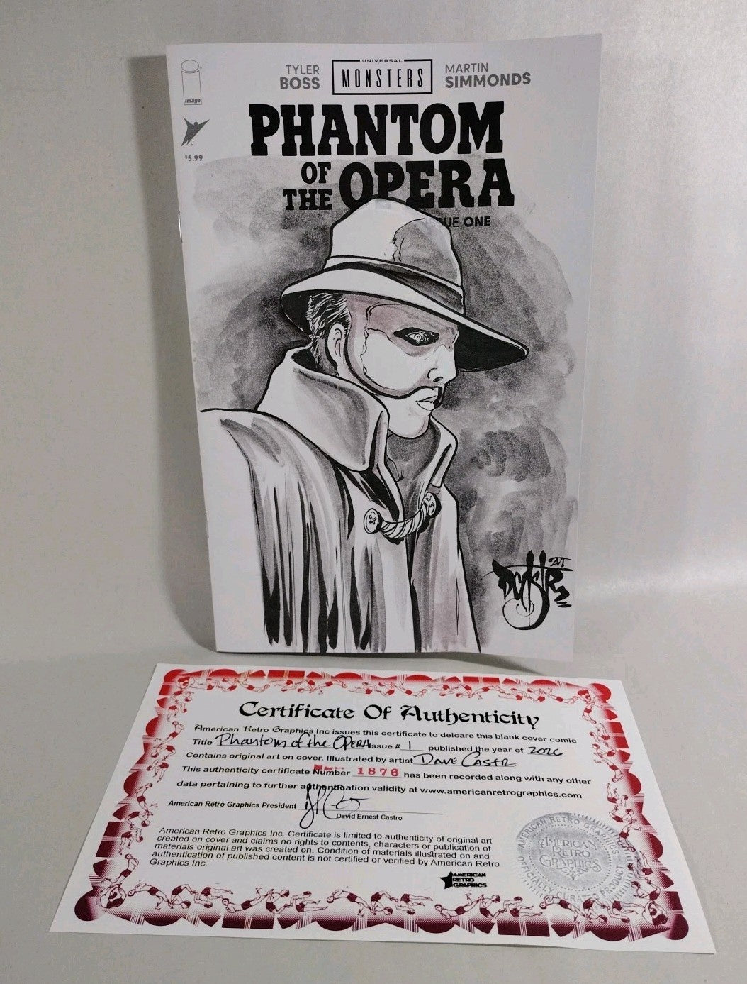 Phantom Of The Opera #1 (2026) Image Comic Sketch Cover W Original DCastr Art