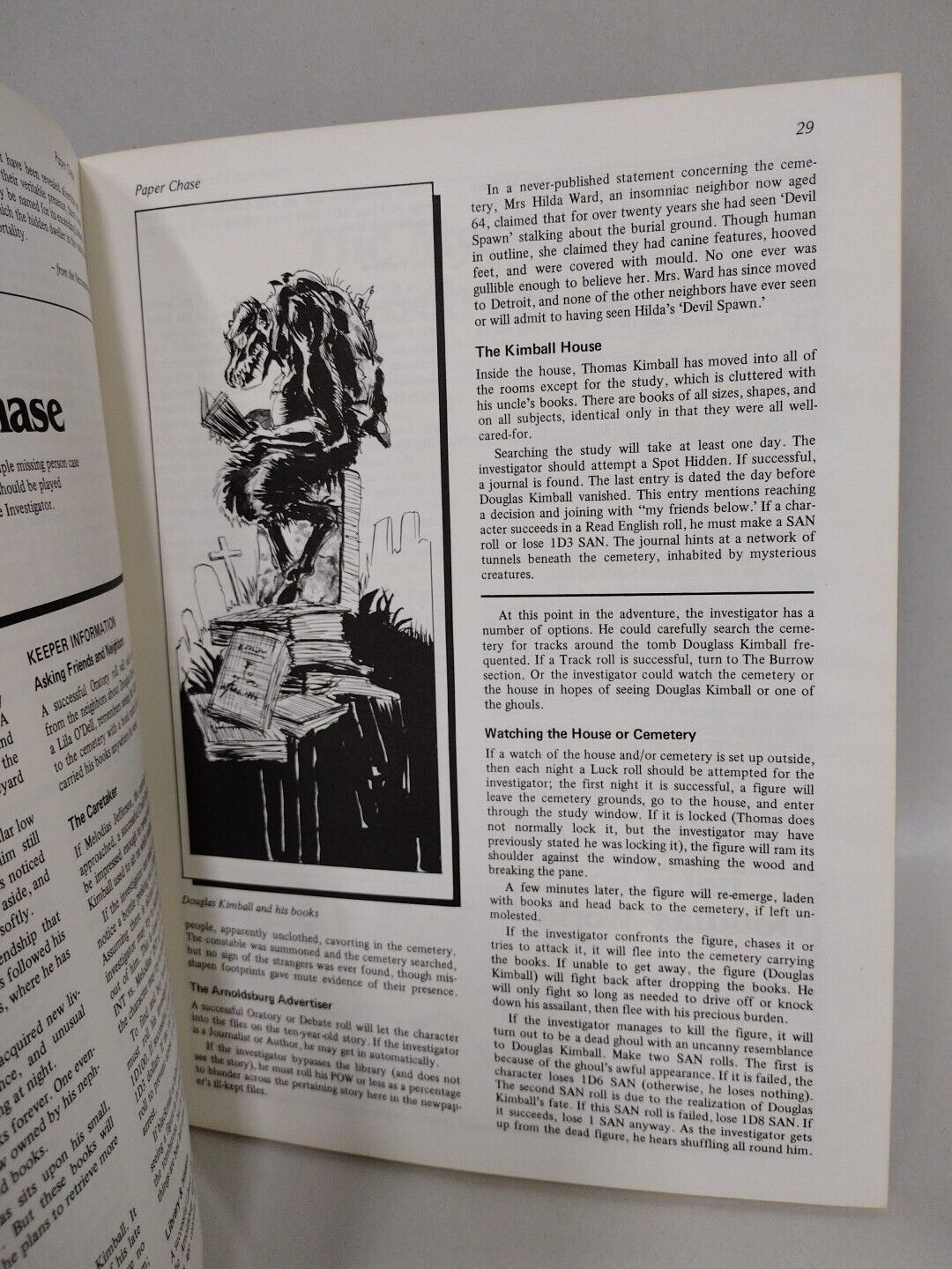 Cthulhu Companion Ghastly Adventures & Erudite Lore for Call of Cthulhu 1983 G