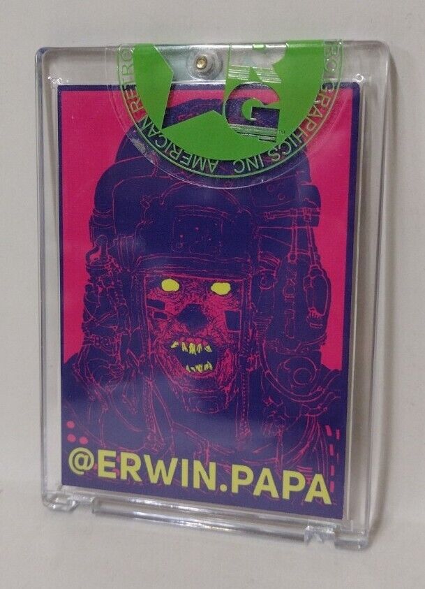 Erwin Papa Series I (2022) Original Kuato Total Recall Sketch Card DCastr Colors