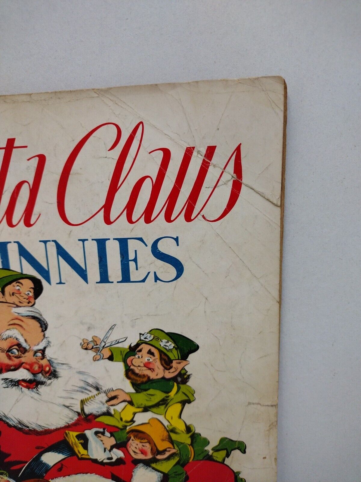 Santa Claus Funnies #205 (1948) Dell Comic Walt Kelly Cover Art X-Mas Anthology 