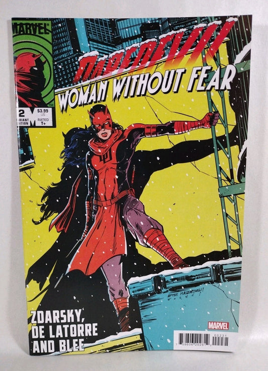 Daredevil Woman Without Fear #2 (2022) Marvel Comic 1:25 Variant Jorge Fornes NM