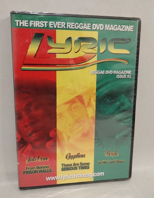 Lyric Reggae Magazine (2006) DVD New Sealed Bogle Egyptian Jah Cure