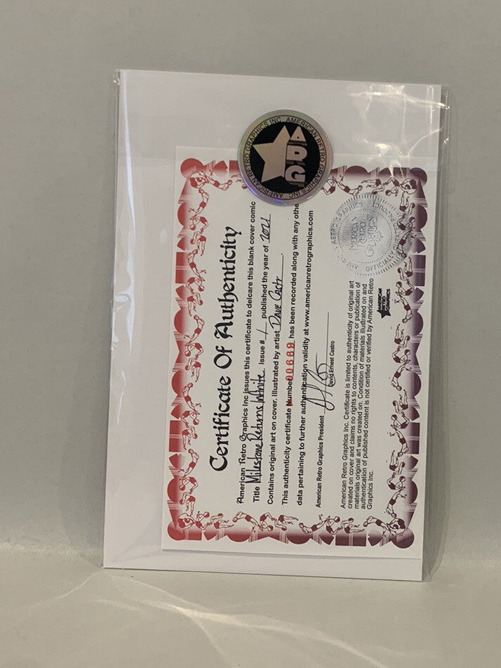 MILESTONE RETURNS INFINITE EDITION #1 Sketch Variant Cover W Original DCastr Art