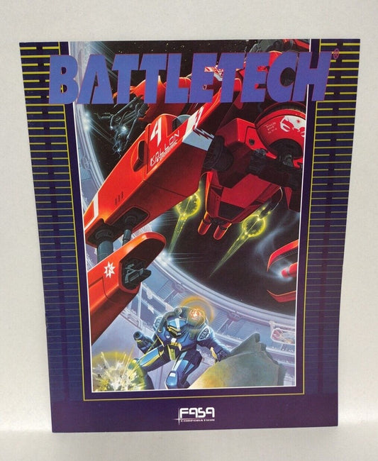 World Of Battletech (1991) FASA RPG Promo Intro Magazine Booklet Zeleznik Venter