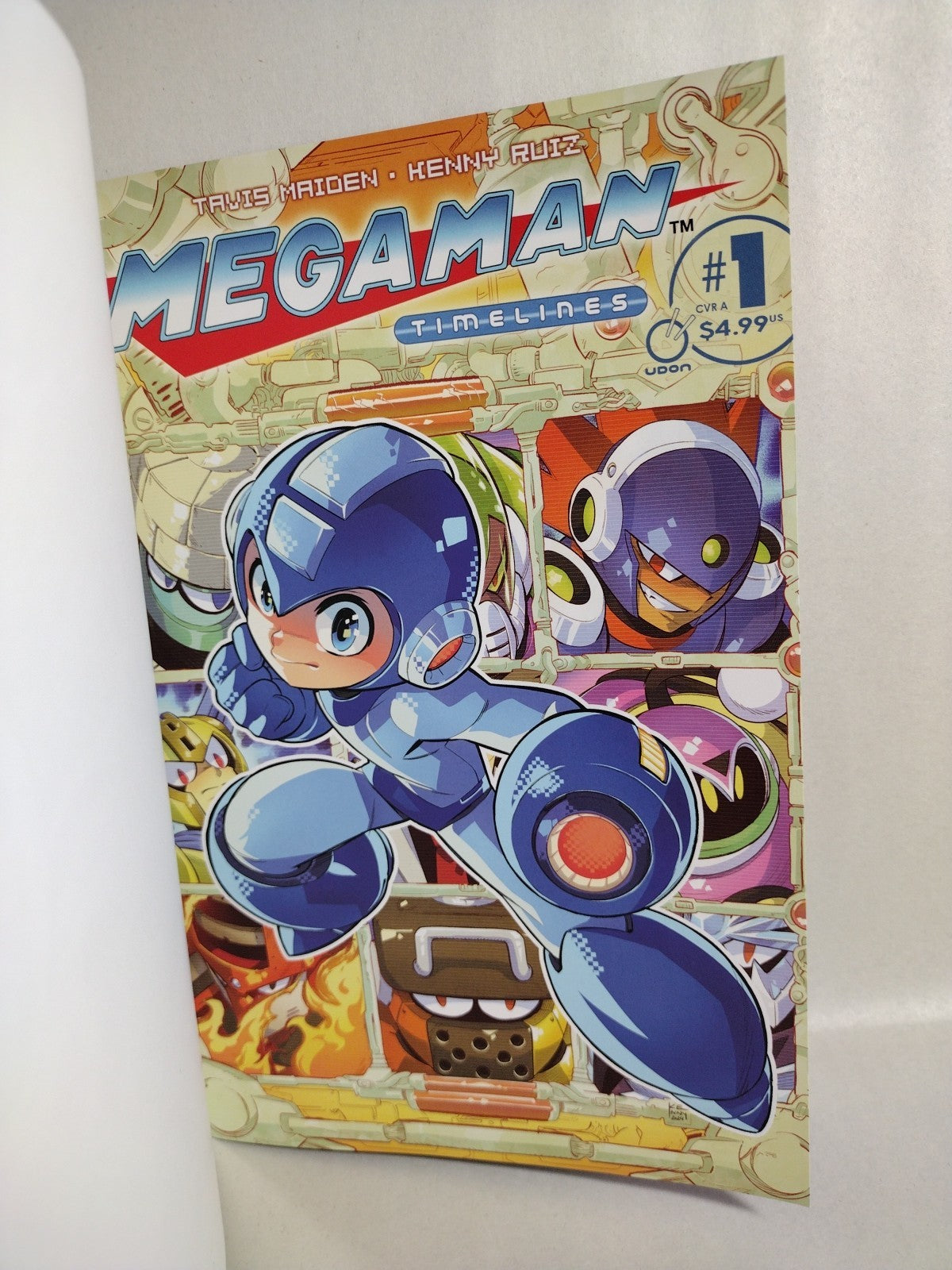 MegaMan Timelines #1 (2025) Udon Capcom Sketch Cover Comic W Original DCastr Art