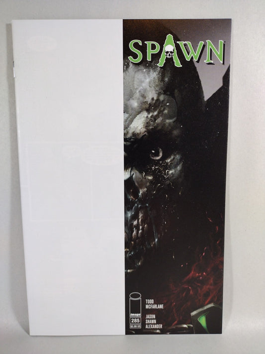 Spawn #285 (2018) Image Comic Mattina Flesh Right Half Blank Cover Variant NM