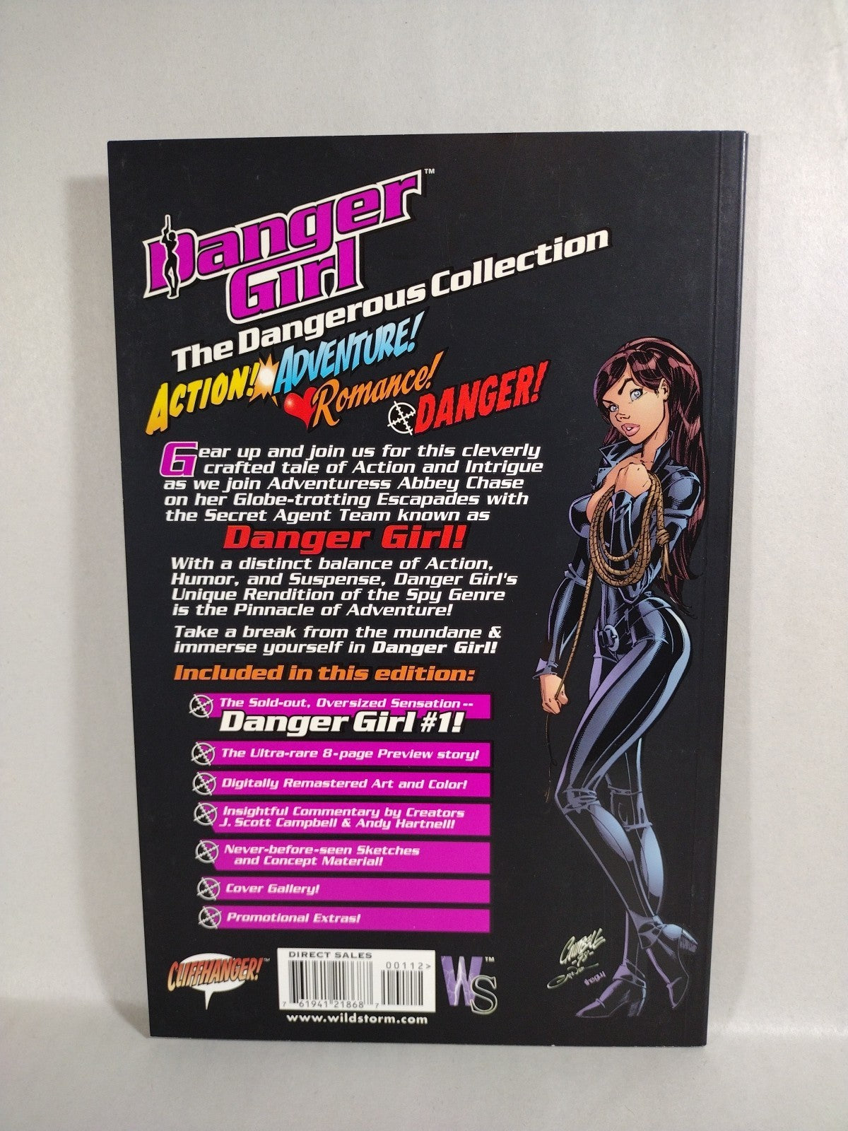 Danger Girl Dangerous Collection (1999) Complete Cliffhanger TPB Comic Set VF
