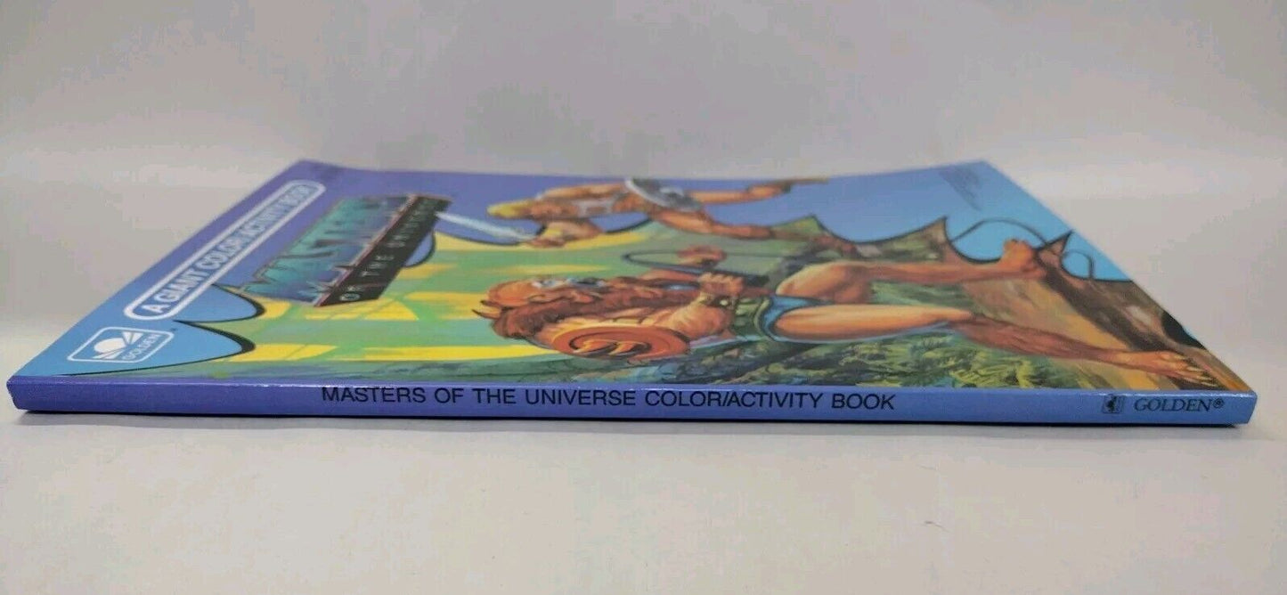 Masters Of The Universe (1985) Giant Color Activity Golden Book Beast Man New