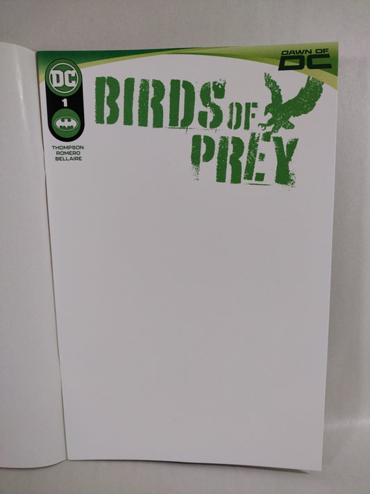 Birds Of Prey #1 (2023) DC Comics Blank Sketch Variant Cover Comic New NM