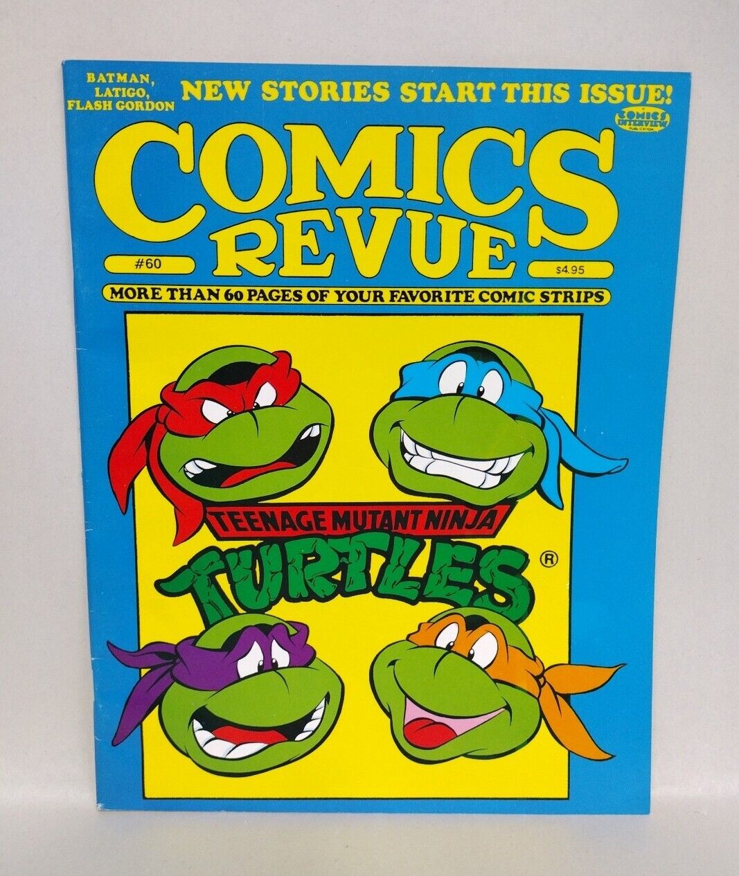 COMICS REVUE Magazine #60 (1991) Teenage Mutant Ninja Turtles Phantom Comicstrip