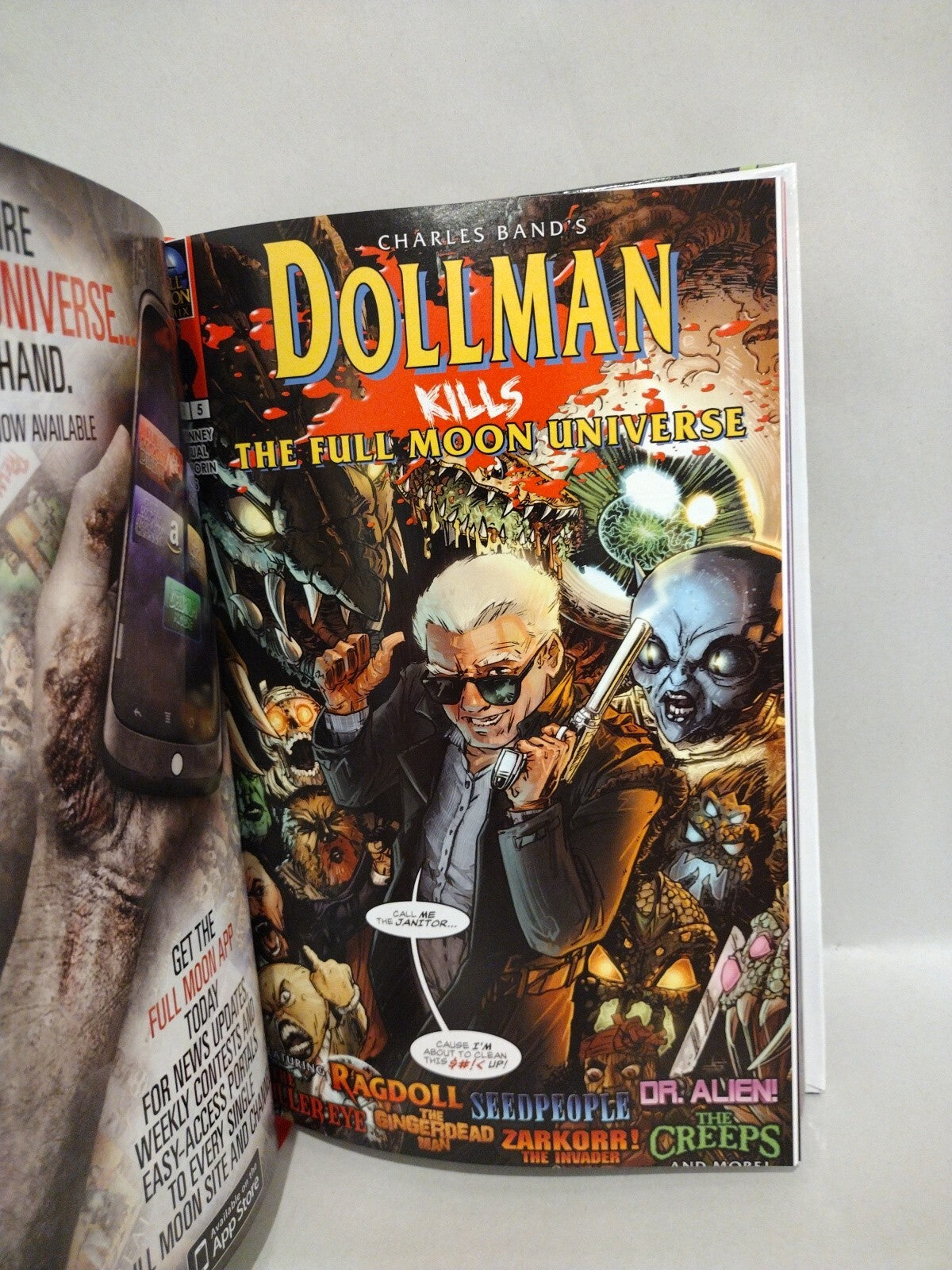 Full Moon Comix Library Edition Custom Bound Comic Hardcover ARG 166 Deadly Ten