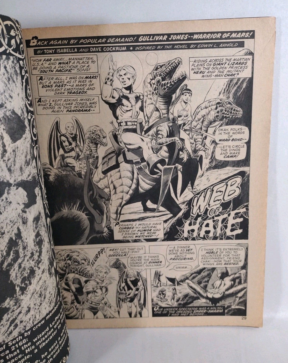 Monsters Unleashed Magazine #4 (1974) Marvel Curtis Werewolf Horror Reader Copy