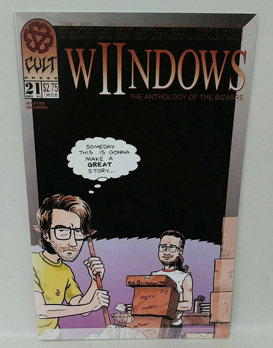 Wiindows (1994) #21 Cult Press Comic Ed Bubaker Low Life Neil Gaiman Autobiograh
