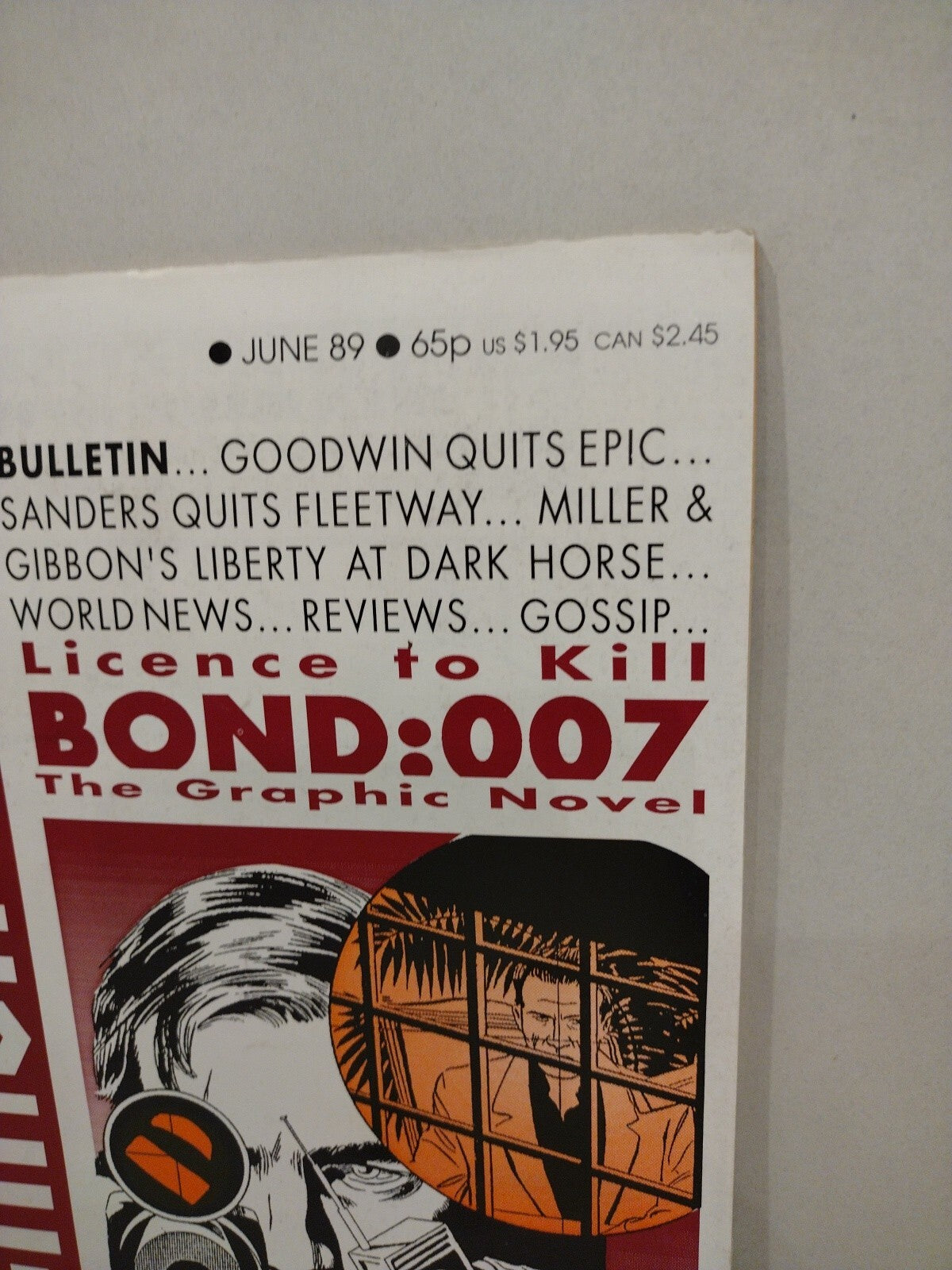 Speakeasy 99 (Jun, 1989) UK Comic Magazine James Bond Enki Bilal Interview