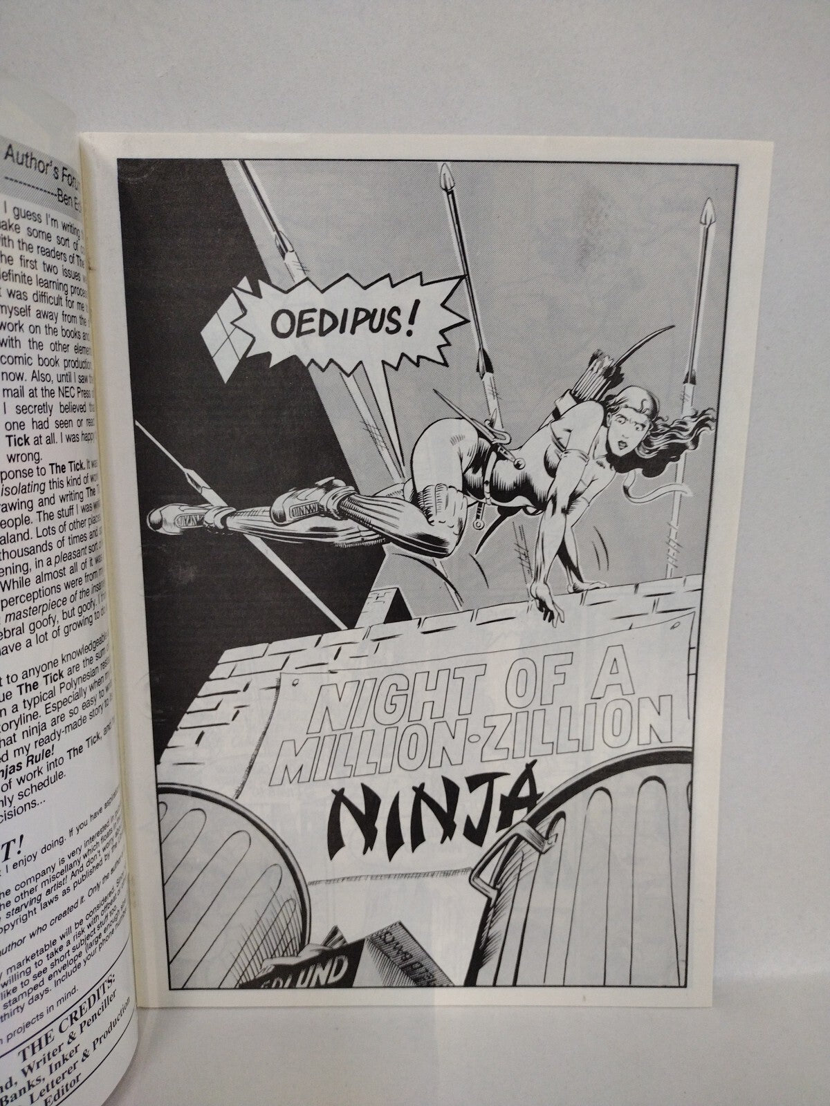 The Tick #3 (1988) NEC Comic 1st Print W Mini Comic Insert VF