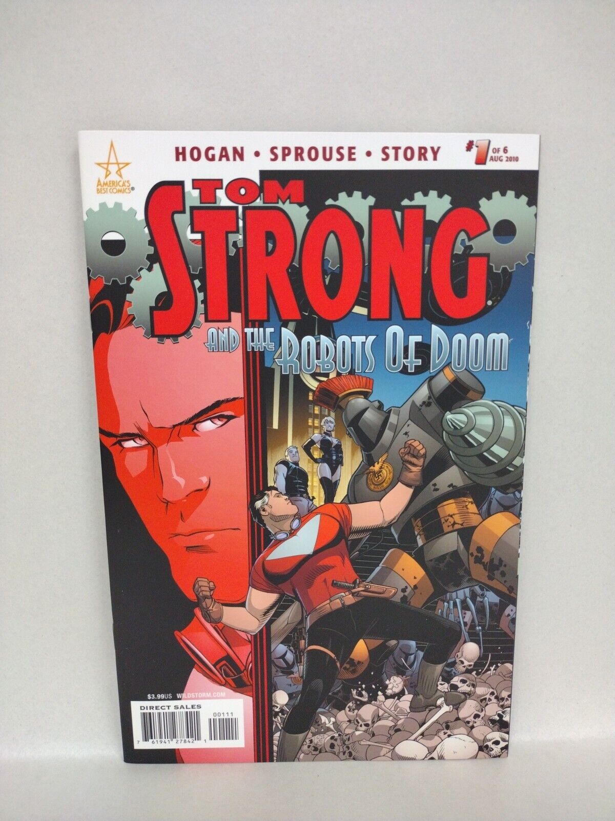 Tom Strong & The Robots of Doom (2010) Complete ABC Comic Lot set 1 2 3 4 5 6 NM