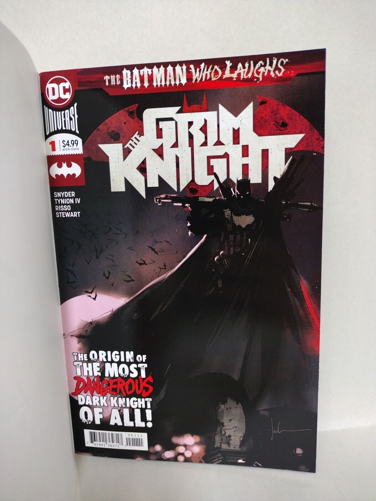 BATMAN WHO LAUGHS Grim Knight 1 (2019) Blank Cover Comic w Original Zellers Art 