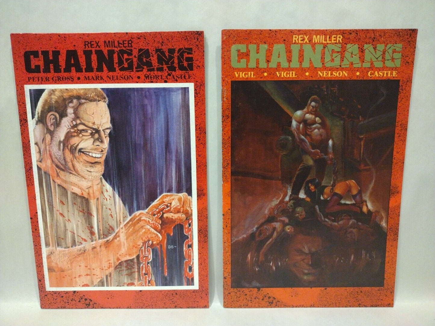 Rex Miller's Chain Gang (1992) Northstar Comic Complete Set #1 & 2 Horror 