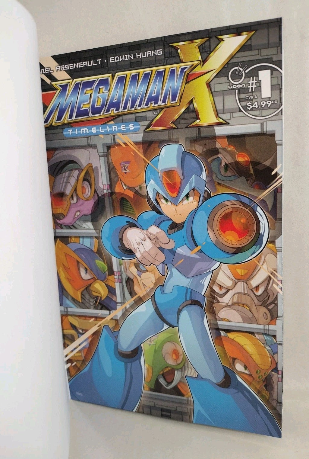 MegaMan X #1 (2025) Udon Capcom Sketch Cover Comic W Original Dave Castr Art