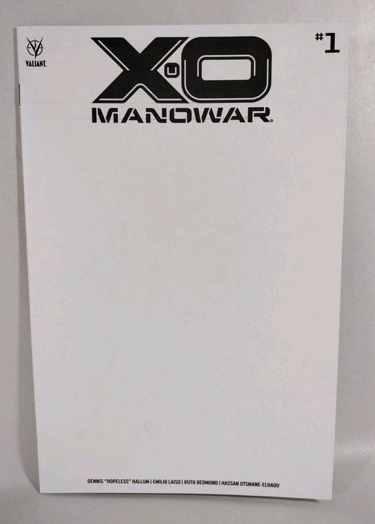X-O Manowar #1 (2020) Valiant Comic Blank Sketch Cover Variant NM
