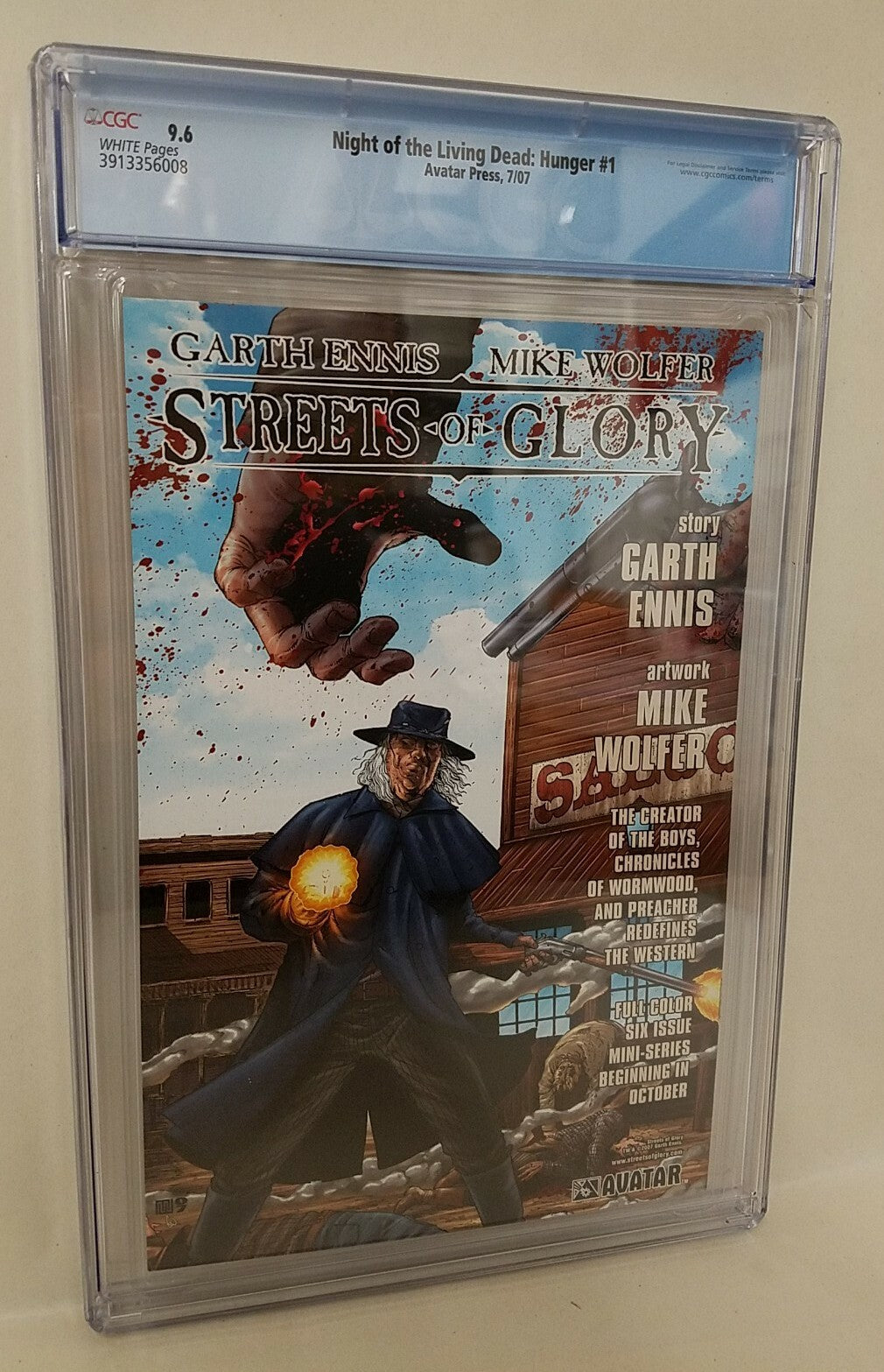 Night Of The Living Dead: Hunger (2007) Jacen Burrows Foil Comic Variant 9.6 CGC