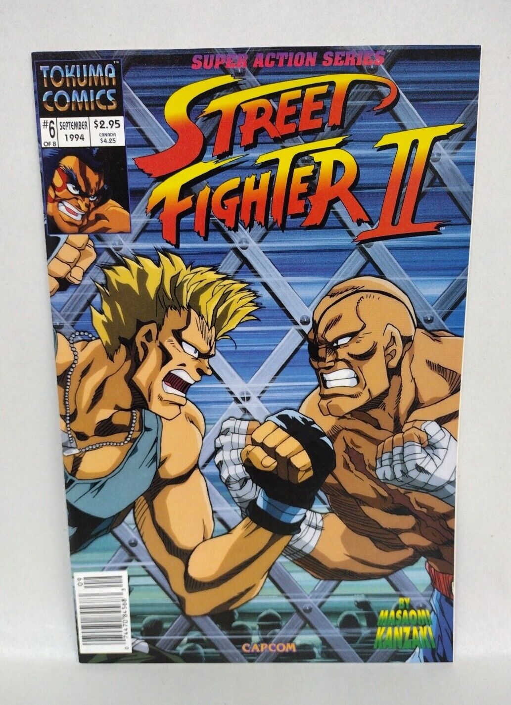 Street Fighter 2 (1994) Tokuma Comic Lot Set #3 5 6 7 8 Masaomi Kanzaki