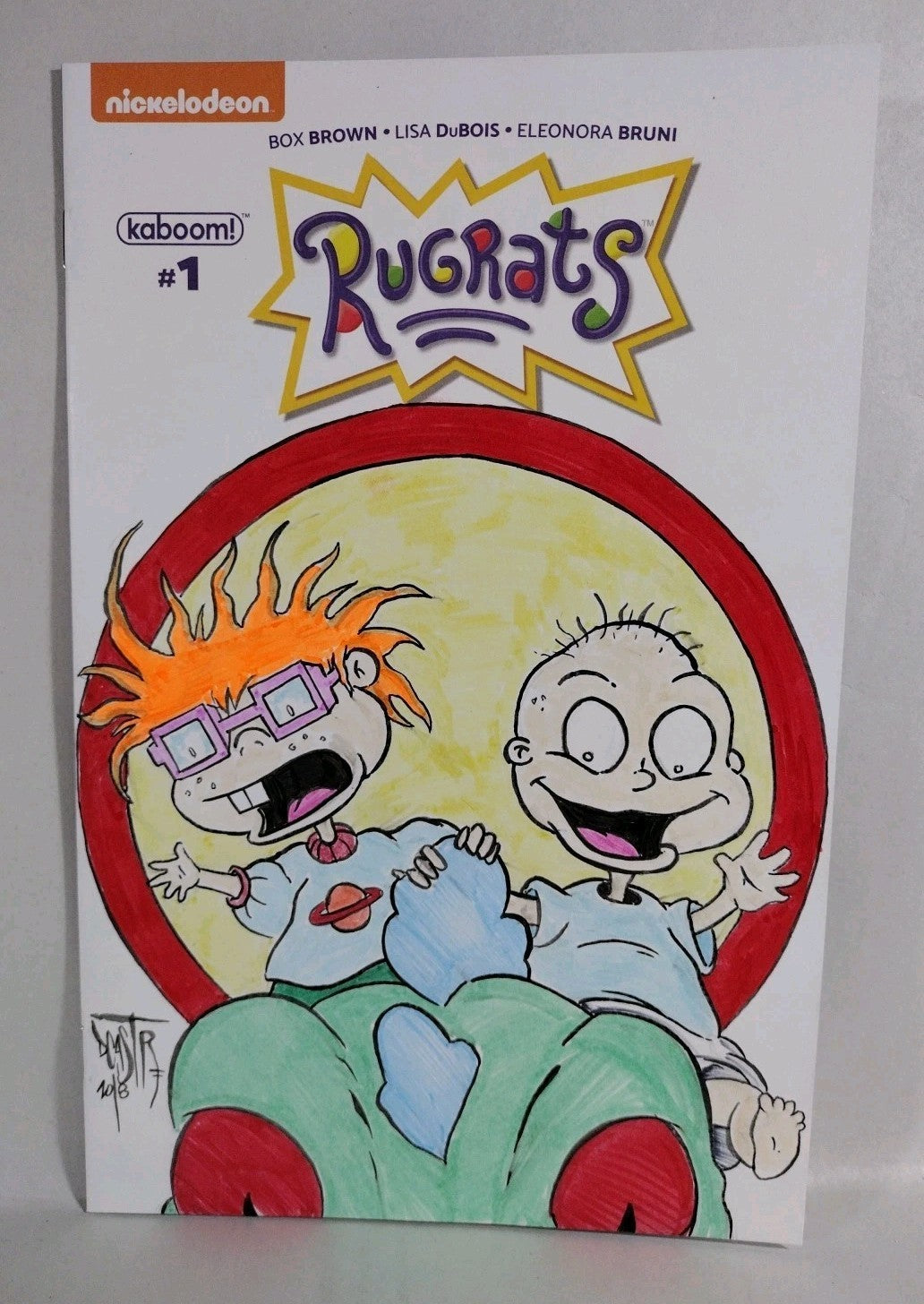 RUGRATS #1 (2017) Boom Studios Sketch Cover Variant Comic W Original DCastr Art