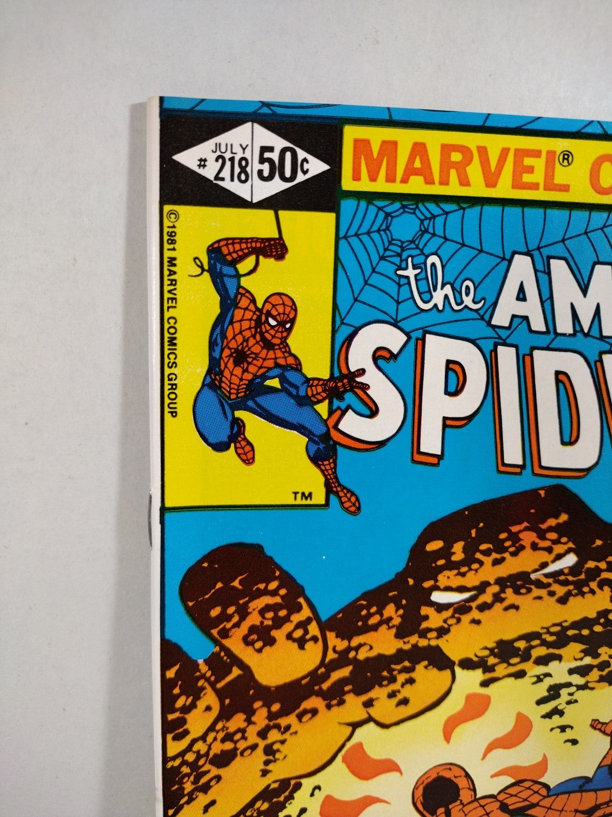 Amazing Spider-Man #218 (1981) Marvel Comic Mud-Thing 2nd Appearance VF-NM