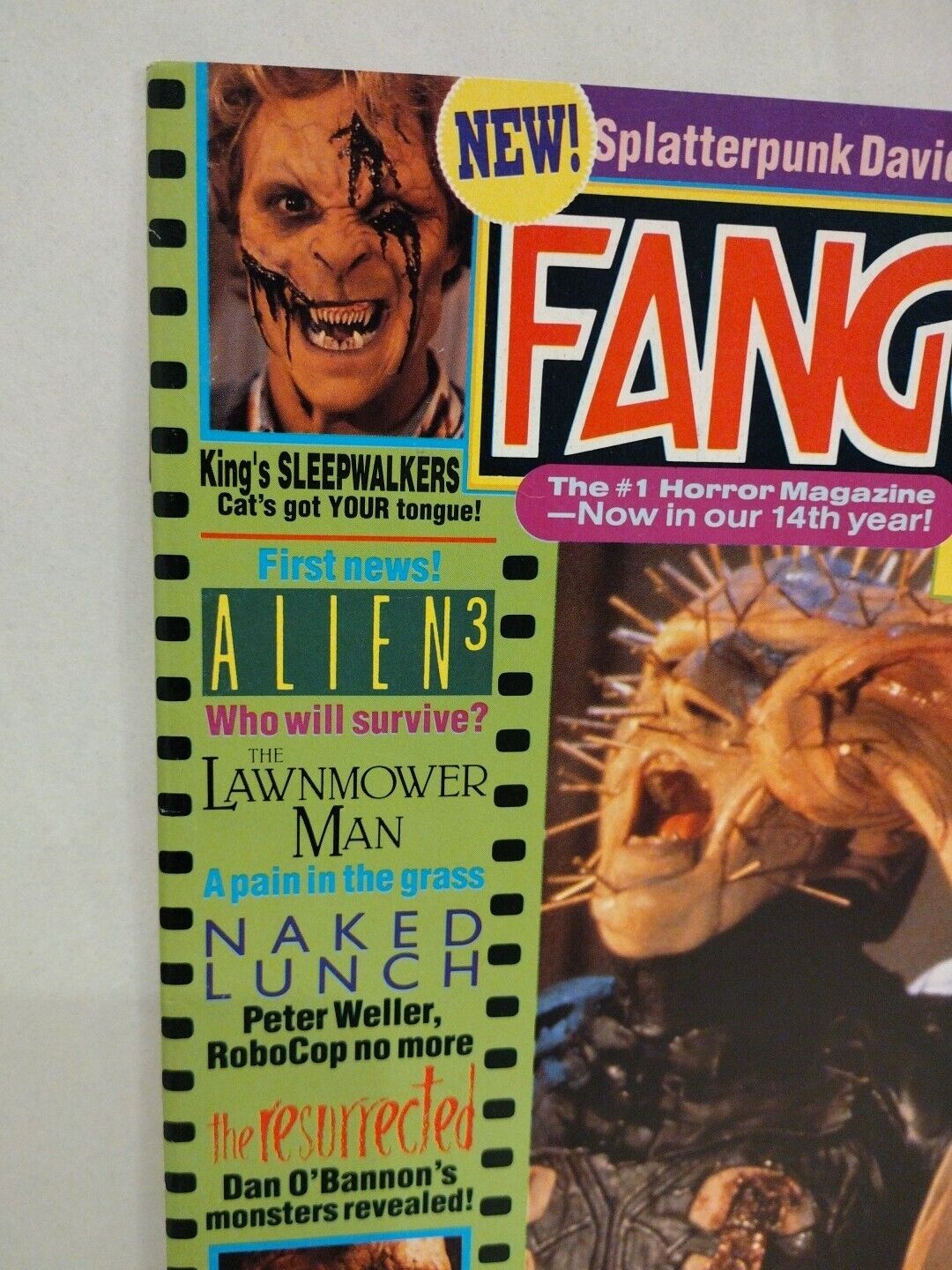 FANGORIA Magazine #112 (1992) Hellraiser III Naked Lunch Alien 3 Sleepwalkers 
