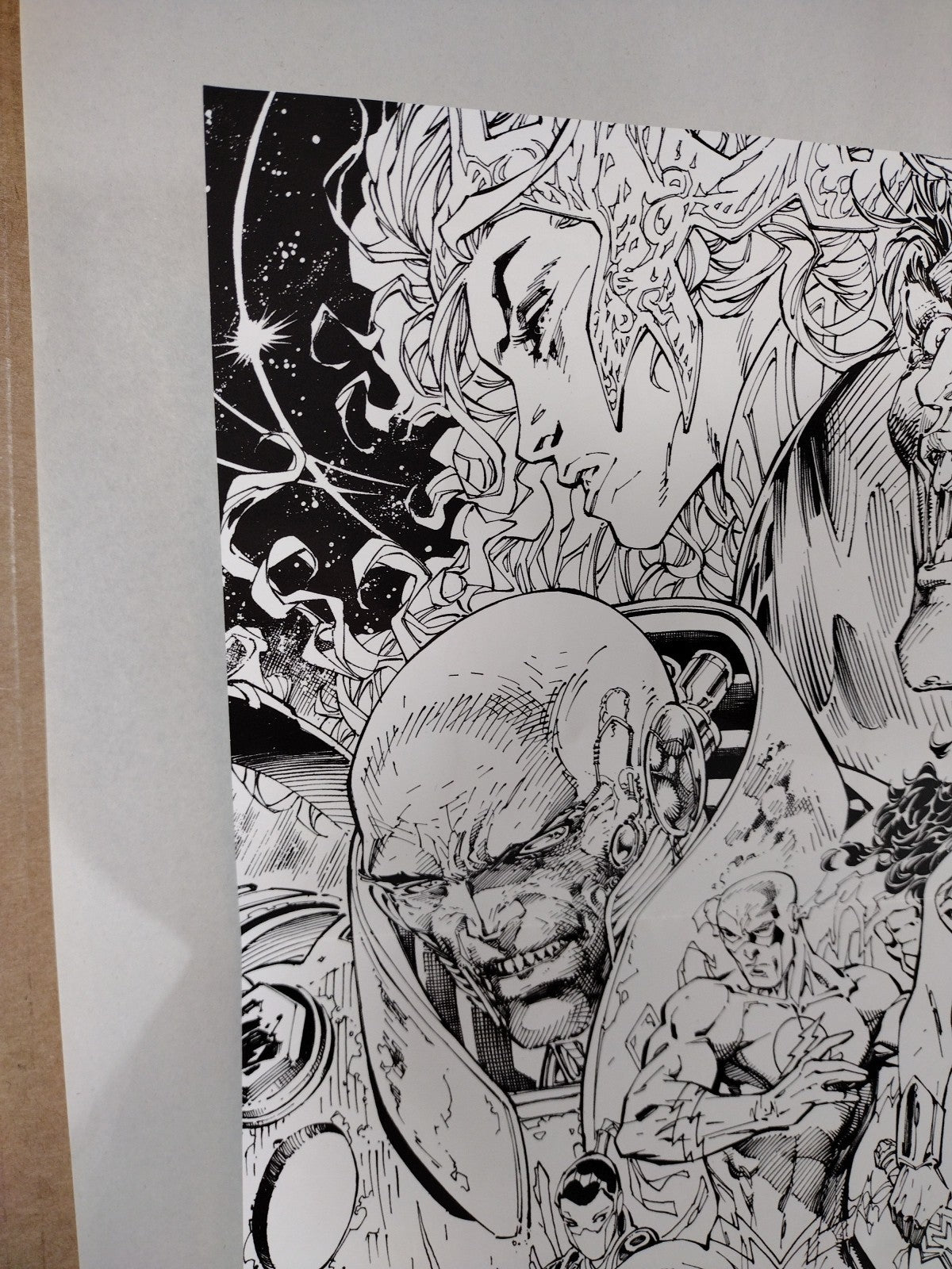 DC Universe (2009) Online Poster Double-Sided Promo Superman Batman 20.5 X 13.5"